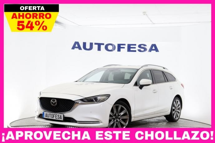 MAZDA 6 SW 2.2 D Zenith 150cv Auto 5P S/S # IVA DEDUCIBLE, NAVY, FAROS LED, CAMARA 360º