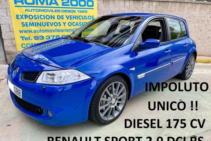 RENAULT MEGANE RS 2.0 DCI 175CV RENAULT SPORT UNICO !!