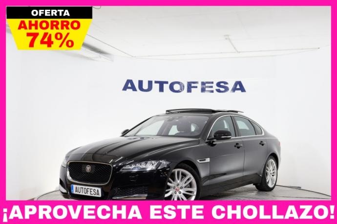 JAGUAR XF 3.0 D Prestige 300cv Auto 4P S/S # NAVY, CUERO, FAROS LED, TECHO ELECTRICO