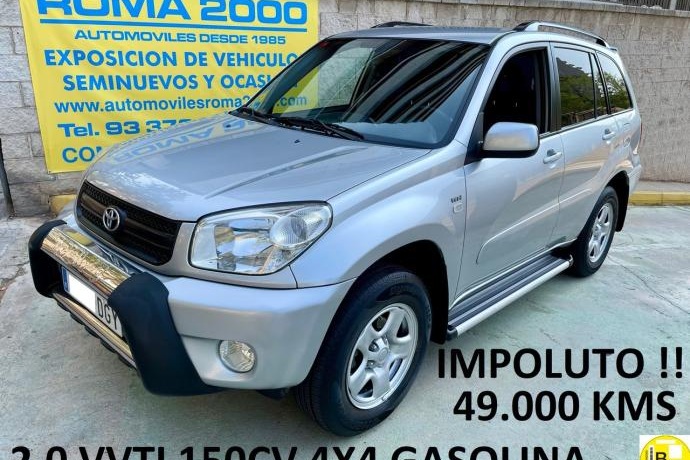 TOYOTA RAV-4 2.0 VVT I LUNA 4X4 SOLO 49.900 KMS