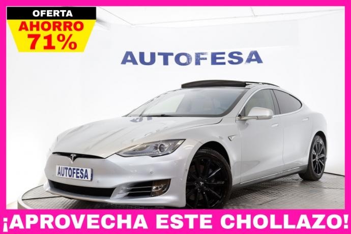 TESLA MODEL S Electrico 85 Kwh 367cv Auto 5P # NAVY, CUERO, TECHO ELECTRICO PANORAMICO, FAROS LED