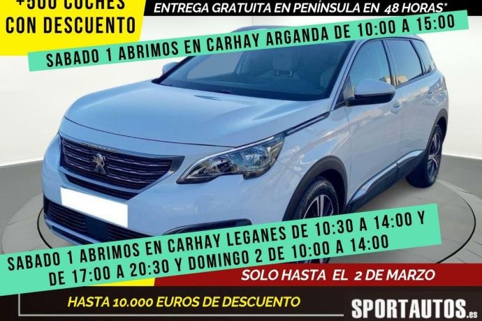 PEUGEOT 5008 ALLURE 1.5 HDI 130CV AT8 - 7 PLAZAS