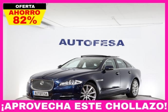 JAGUAR XJ 3.0 LWB Premium Luxury 340cv Auto 4P S/S # NAVY, CUERO, TECHO ELECTRICO, BIXENON