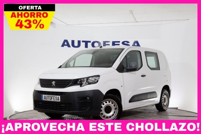 PEUGEOT PARTNER FURGON 650KG BLUEHDI Auto 130cv 4P # IVA DEDUCIBLE,NAVY,PARKTRONIC