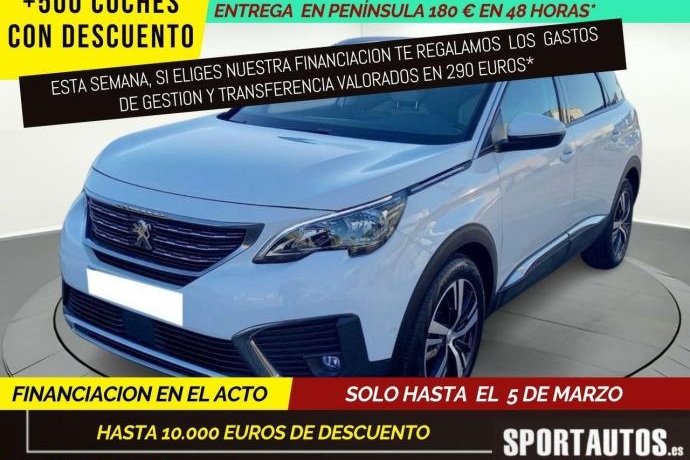 PEUGEOT 5008 ALLURE 1.5 HDI 130CV AT8 - 7 PLAZAS